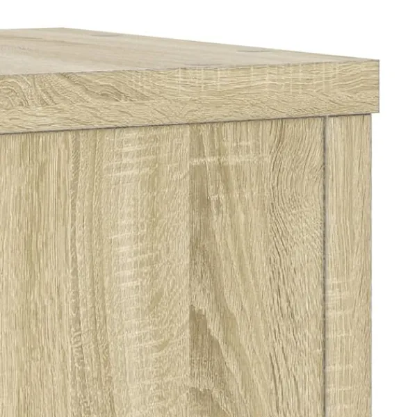 vidaXL Växtställ 2 st sonoma ek 25x25x35 cm konstruerat trä