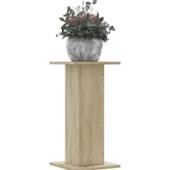 Best Växtställ 2 st sonoma-ek 30x30x60 cm konstruerat trä Växtställ