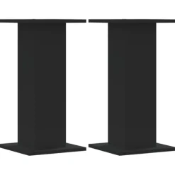 vidaXL Växtställ 2 st svart 30x30x60 cm konstruerat trä