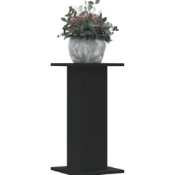 vidaXL Växtställ 2 st svart 30x30x60 cm konstruerat trä