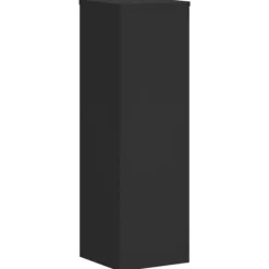 vidaXL Växtställ 2 st svart 25x25x80 cm konstruerat trä