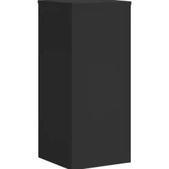 New Växtställ 2 st svart 30x30x70 cm konstruerat trä Växtställ