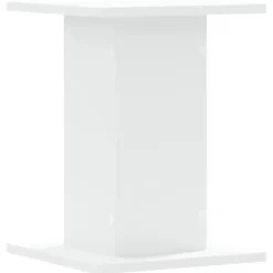 Växtställ 2 st vit 30x30x40 cm konstruerat trä Växtställ