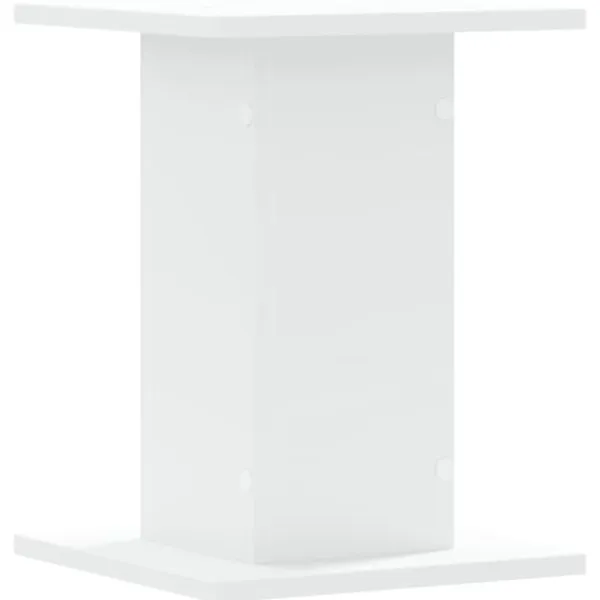 Växtställ 2 st vit 30x30x40 cm konstruerat trä Växtställ