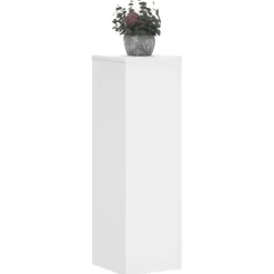 Outlet Växtställ 2 st vit 25x25x80 cm konstruerat trä Krukor & Växtbehållare