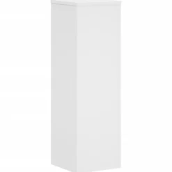 Outlet Växtställ 2 st vit 25x25x80 cm konstruerat trä Krukor & Växtbehållare