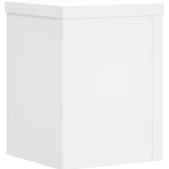 Discount Växtställ 2 st vit 15x15x20 cm konstruerat trä Växtställ