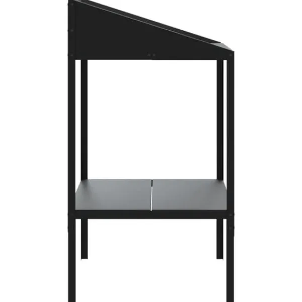 Online Växtställ antracit 56,5x54,5x100 cm galvaniserat stål - Växtställ Planteringsbänkar
