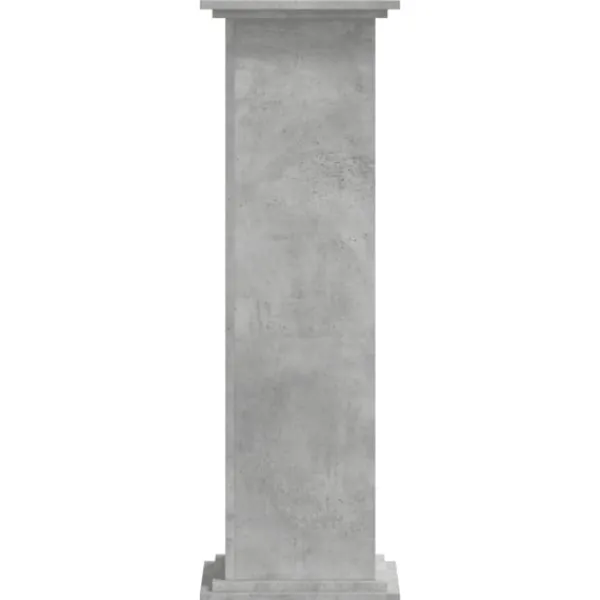 vidaXL Växtställ betonggrå 33x33x100 cm konstruerat trä