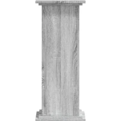 Discount Växtställ grå sonoma 33x33x80 cm konstruerat trä Växtställ