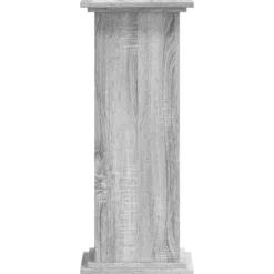 Discount Växtställ grå sonoma 33x33x80 cm konstruerat trä Växtställ