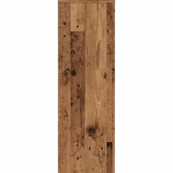 Discount Växtställ åldrat trä 33x33x100 cm konstruerat trä Växtställ