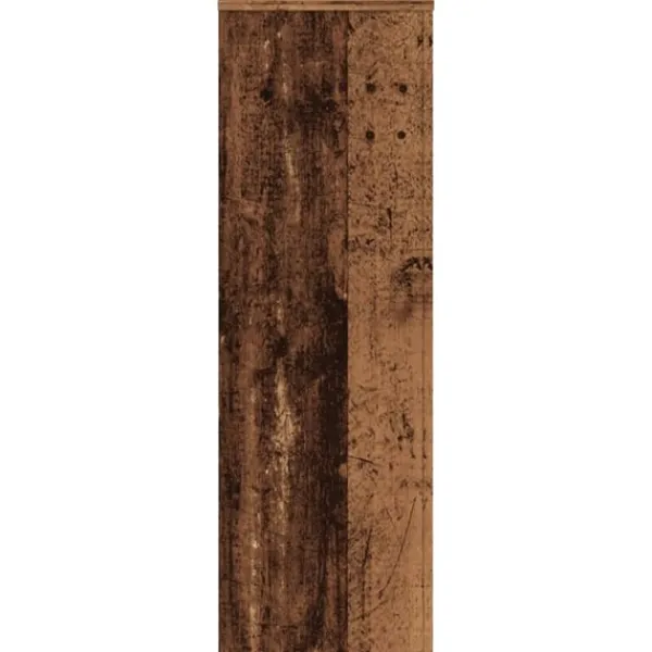 Discount Växtställ åldrat trä 33x33x100 cm konstruerat trä Växtställ