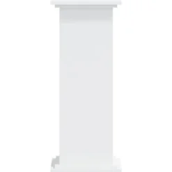vidaXL Växtställ vit 33x33x80 cm konstruerat trä