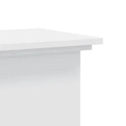 vidaXL Växtställ vit 33x33x80 cm konstruerat trä