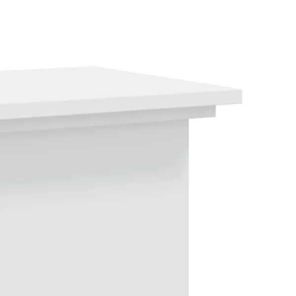vidaXL Växtställ vit 33x33x80 cm konstruerat trä