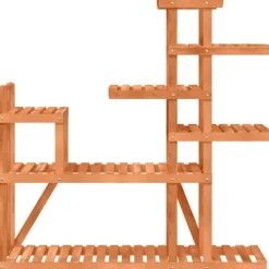 vidaXL Växtställ 110x25x111 cm massivt granträ - Växtställ