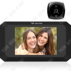Online Videodörrklocka - TD® - Stöldskyddskamera - 2 miljoner pixlar HD - Trådlös - Ansluten Säkerhetsmonitorer & Videokameror