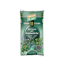 VIGORPLANT JORD FÖR AROMATISKA VÄXTER 20LT GÖDNING GRÖNSAKER ODLA