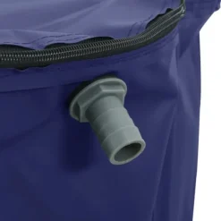 Vikbar vattentank 1000 L med kran - Slitstark PVC | Färg: Grön | Storlek: 1000 L