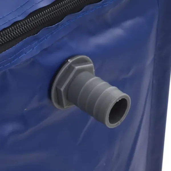 Vikbar vattentank med kran 750 L PVC - Slitstark och lättanvänd | Färg: Grön | Storlek: 750 L