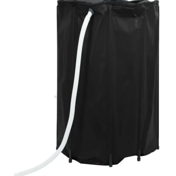 Vikbar vattentank med kran 1000 L - PVC regntunna | Färg: Grön | Storlek: 1000 L Regntunnor