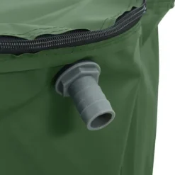 New Vikbar vattentank med kran 380 L - PVC, slitstark | Färg: Grön | Storlek: 380 L Regntunnor