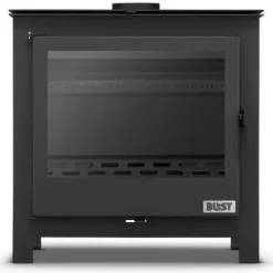 B MAX E Modern Fristående Vedspis med Vattenmantel - 26 kW - Centralvärmeanslutning Vedeldade Kaminer