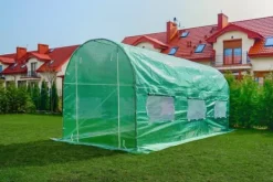 Sale 250x200cm hobbyväxthus för nybörjare - Enkel montering, UV-beständigt, 6 fönster Växthus