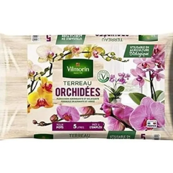 Outlet VILMORIN Orchid kompost 5 L Jord & Sand