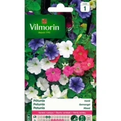 Outlet VILMORIN Petunia varierad Fröer & Lökar