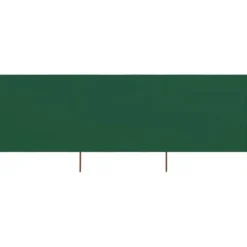 Vindskydd 3 paneler tyg 400x120 cm grön - Vindskärm - Vindskärmar - Home & Living