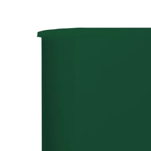 Vindskydd 3 paneler tyg 400x120 cm grön - Vindskärm - Vindskärmar - Home & Living
