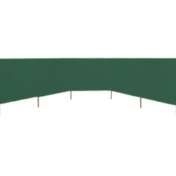 Vindskydd 5 paneler tyg 600x160 cm grön - Vindskärm - Vindskärmar - Home & Living