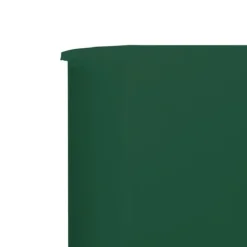 Discount Vindskydd 9 paneler tyg 1200x120 cm grön Vinddekoration