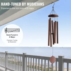 Sale Vindspel för utomhusbruk, 1143 mm aluminium, hållbar och melodisk ljudupplevelse, perfekt som gåva eller minne Vinddekoration