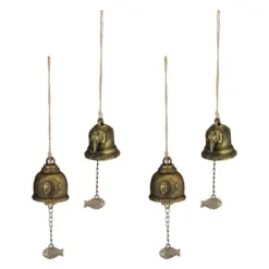 Online Vindspel set, 27x5 cm, Guld Vinddekoration