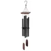 Outlet Vindspel, 122x19x19 cm, Svart, Aluminium Vinddekoration