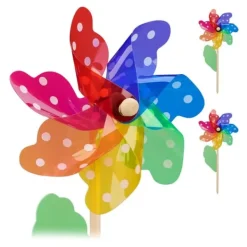 Sale Vindspinner-set, 18x9x38,5 cm, Flerfärgad Vinddekoration