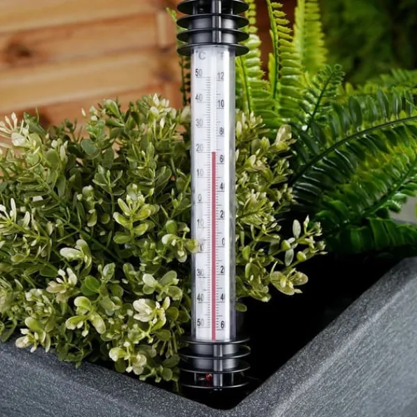 Outlet Vit extern termometer, infälld, 23 cm Regnmätare