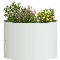 Outlet Vita Keramiska Krukor för Inomhusbruk | Diameter: 30 cm | Färg: Vit Krukväxter Inomhus