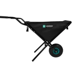 Clearance Hopfällbar Skottkärra – Lätt och Platsbesparande Trädgårdsvagn med 30 kg Kapacitet, Ergonomiska Handtag och Luftfyllda Hjul Trädgårdsverktyg