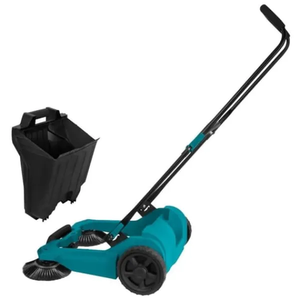 Vonroc Manuell Sopmaskin för Stora Ytor – 65 cm Sopbredd, 18 L Behållare, Effektiv för Inomhus och Utomhusbruk