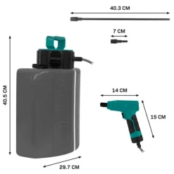 Discount Tryckspruta 10L – 4V Batteri | Inkl. 2 sprutlansar, bärremmar och USB-C-kabel Trädgårdsverktyg