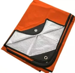 New värmereflekterande filt, väremisolerande filt, BRIV TERMISK NÖDFILT 150 x 210 cm Beredskapsplaner