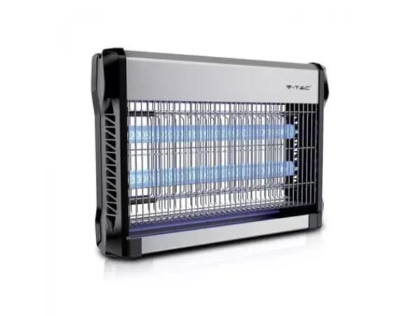 Discount V-TAC VT-3220 11180 UV-insektfanger 20 W (B x H x T) 397 x 280 x 93,5 mm Sort, Grå 1 stk Flugsmällor