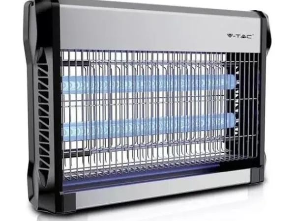 Discount V-TAC VT-3220 11180 UV-insektfanger 20 W (B x H x T) 397 x 280 x 93,5 mm Sort, Grå 1 stk Flugsmällor