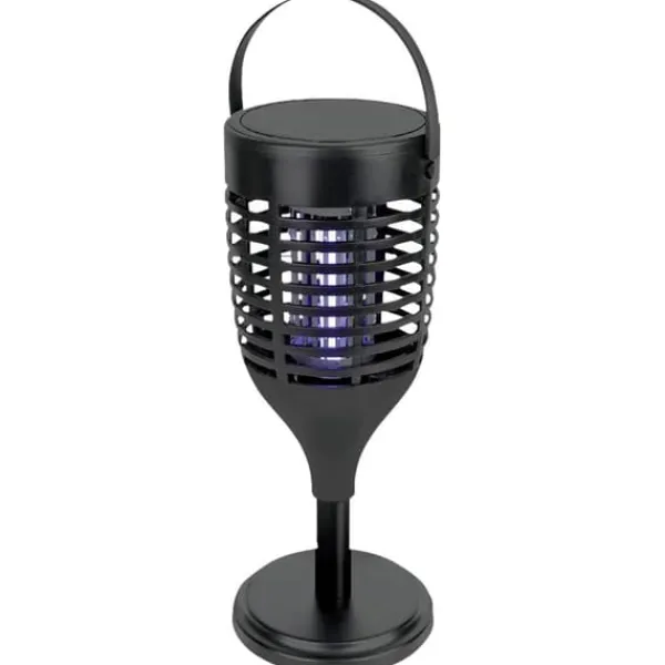 V-TAC VT-3215 23459 UV-insektsfångare UV-ljus, Strömgitter 5 W (L x B x H) 128 x 128 x 672 mm Svart 1 st Flugsmällor