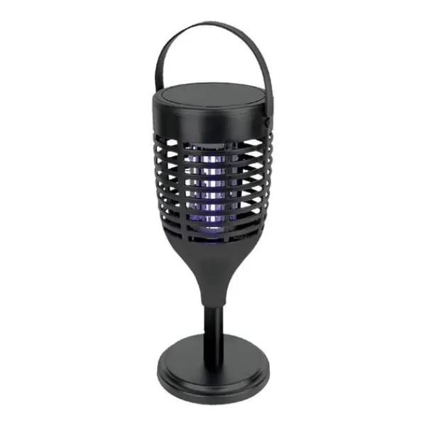 V-TAC VT-3215 23459 UV-insektsfångare UV-ljus, Strömgitter 5 W (L x B x H) 128 x 128 x 672 mm Svart 1 st Flugsmällor