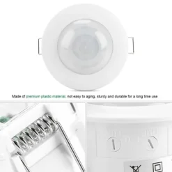 110V‑240V Justerbar kroppsrörelse Tak infraröd sensor detektor glödlampsbrytare